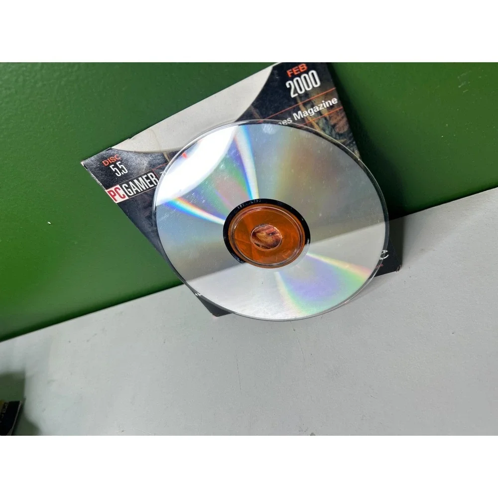 PC Gamer Disc 5.5 Feb 2000 Indiana Jones Infernal Machine Demo CD-ROM Vintage